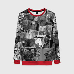 Свитшот женский The last of us comix, цвет: 3D-красный