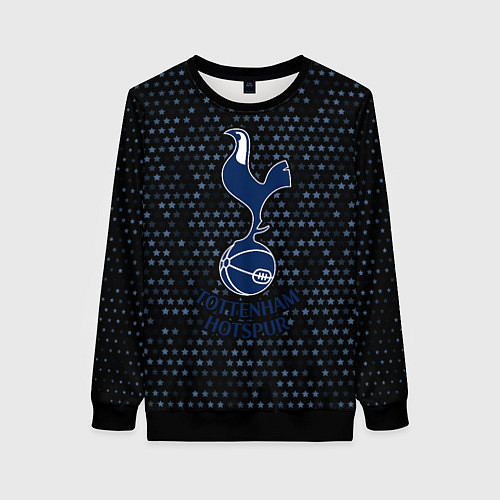 Женский свитшот TOTTENHAM HOTSPUR Звезды / 3D-Черный – фото 1