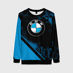 Свитшот женский BMW : БМВ ЛОГО, цвет: 3D-черный