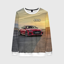 Женский свитшот Audi RS 7 на закате солнца Audi RS 7 at sunset