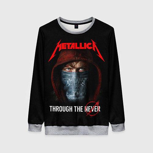 Женский свитшот METALLICA THROUGH THE NEVER / 3D-Меланж – фото 1