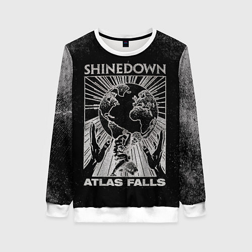 Женский свитшот Atlas Falls - Shinedown / 3D-Белый – фото 1
