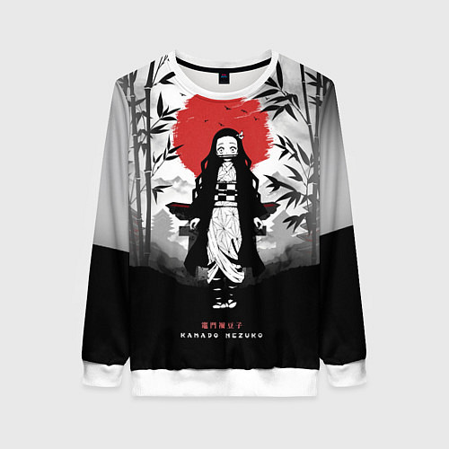 Женский свитшот KAMADO NEZUKO / 3D-Белый – фото 1