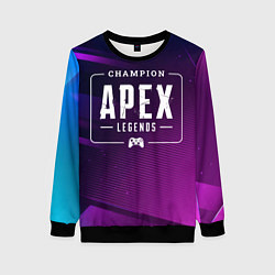 Женский свитшот Apex Legends Gaming Champion: рамка с лого и джойс