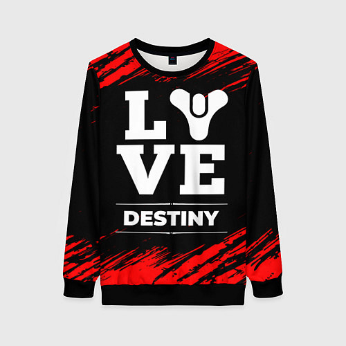 Женский свитшот Destiny Love Классика / 3D-Черный – фото 1