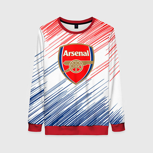 Женский свитшот Арсенал arsenal logo / 3D-Красный – фото 1