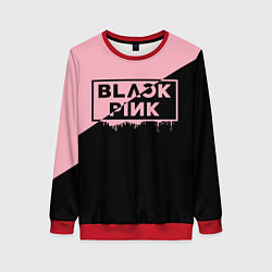 Свитшот женский BLACKPINK BIG LOGO, цвет: 3D-красный