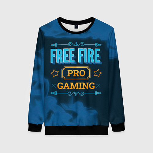 Женский свитшот Игра Free Fire: PRO Gaming / 3D-Черный – фото 1