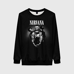 Женский свитшот Nirvana рок-группа