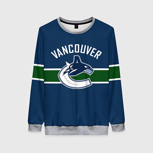 Женский свитшот Ванкувер Кэнакс Форма / 3D-Меланж – фото 1