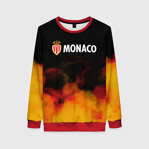 Женский свитшот Monaco монако туман / 3D-Красный – фото 1