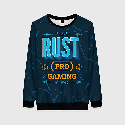 Женский свитшот Игра Rust: PRO Gaming / 3D-Черный – фото 1