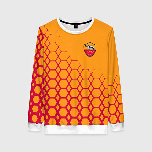 Женский свитшот Рома соты / 3D-Белый – фото 1