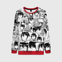 Женский свитшот Tsuki ga Michibiku Isekai Douchuu pattern