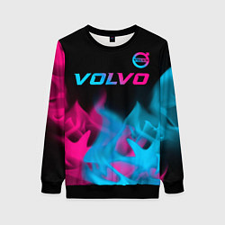 Свитшот женский Volvo Neon Gradient, цвет: 3D-черный