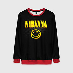 Свитшот женский NIRVANA соты, цвет: 3D-красный