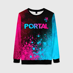 Женский свитшот Portal Neon Gradient