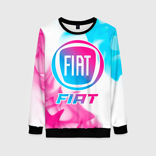 Женский свитшот Fiat Neon Gradient / 3D-Черный – фото 1