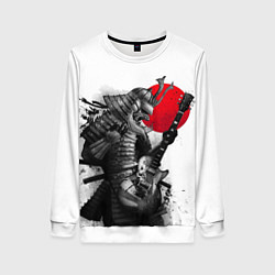 Женский свитшот Самурай гитарист