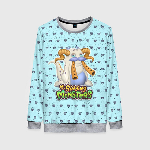 Женский свитшот My Singing Monsters - Гуджуб / 3D-Меланж – фото 1