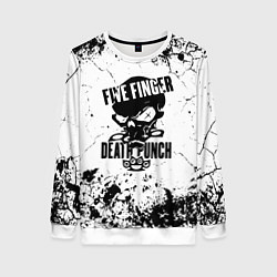 Женский свитшот Five Finger Death Punch - мелкие трещины
