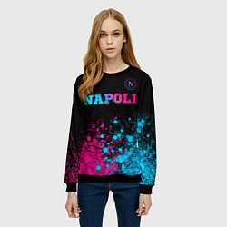 Свитшот женский Napoli Neon Gradient, цвет: 3D-черный — фото 2