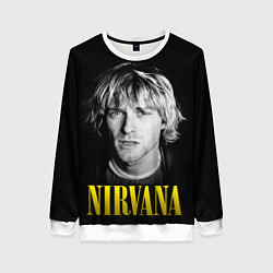 Женский свитшот Nirvana - Kurt Donald Cobain