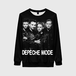 Женский свитшот Depeche Mode - black & white portrait