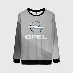 Женский свитшот Opel - серая абстракция