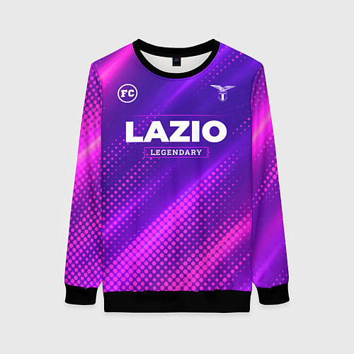 Женский свитшот Lazio legendary sport grunge / 3D-Черный – фото 1