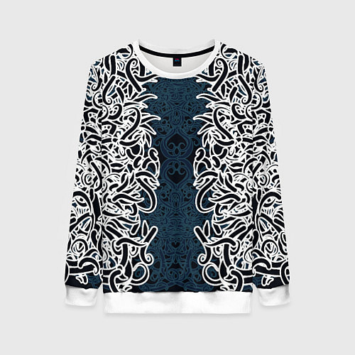 Женский свитшот Белый шум / 3D-Белый – фото 1