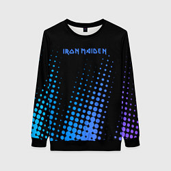 Свитшот женский Iron Maiden - neon, цвет: 3D-черный