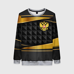 Женский свитшот Gold & black - Russia