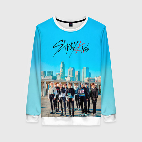 Женский свитшот Stray Kids Double Knot / 3D-Белый – фото 1