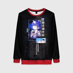 Свитшот женский Re: Zero жизнь с нуля в другом мире - Rem, цвет: 3D-красный