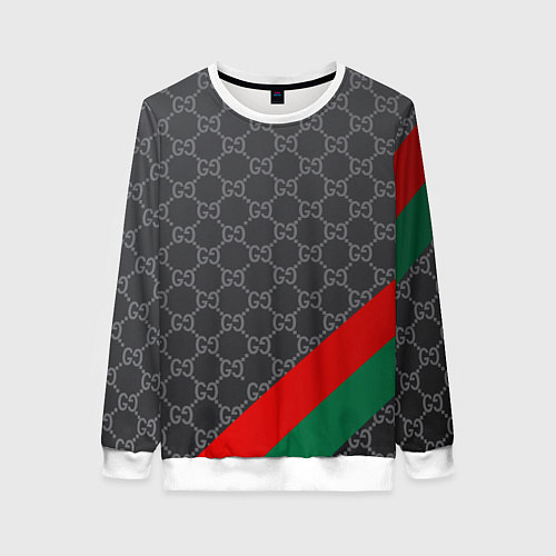 Женский свитшот В стиле gucci / 3D-Белый – фото 1