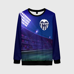 Свитшот женский Valencia ночное поле, цвет: 3D-черный