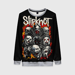 Свитшот женский Slipknot - artists, цвет: 3D-меланж