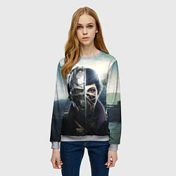 Свитшот женский Dishonored - Эмили Колдуин, цвет: 3D-меланж — фото 2