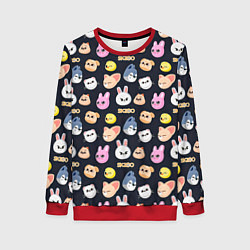 Свитшот женский Skzoo pattern, цвет: 3D-красный