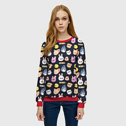 Свитшот женский Skzoo pattern, цвет: 3D-красный — фото 2