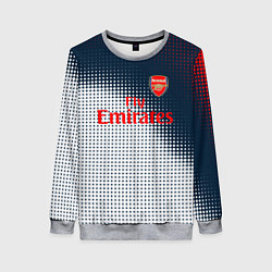Свитшот женский Arsenal logo абстракция, цвет: 3D-меланж