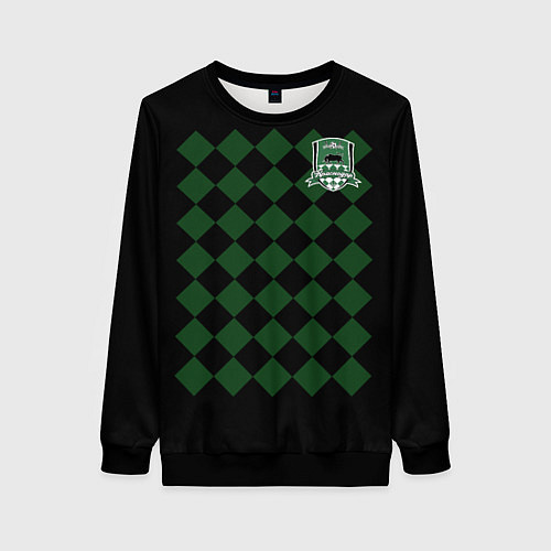 Женский свитшот ФК Краснодар Форма 20222023 / 3D-Черный – фото 1