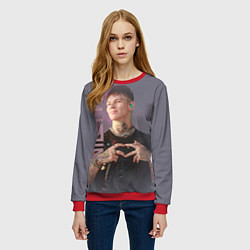 Свитшот женский Niletto- моя любимка, цвет: 3D-красный — фото 2