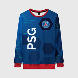 Свитшот женский PSG абстракция, цвет: 3D-красный