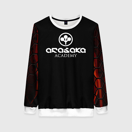 Женский свитшот Киберпанк - Arasaka Academy / 3D-Белый – фото 1