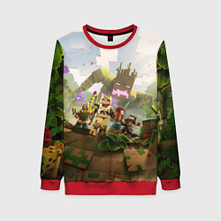 Женский свитшот Джунгли - Майнкрафт