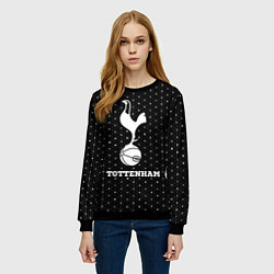 Свитшот женский Tottenham sport на темном фоне, цвет: 3D-черный — фото 2