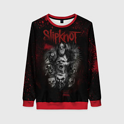 Свитшот женский Slipknot dark red, цвет: 3D-красный