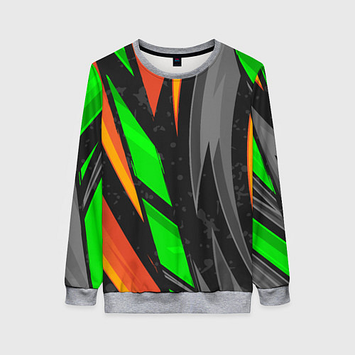Женский свитшот Абстракция / 3D-Меланж – фото 1